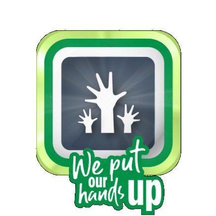 We put our hands up